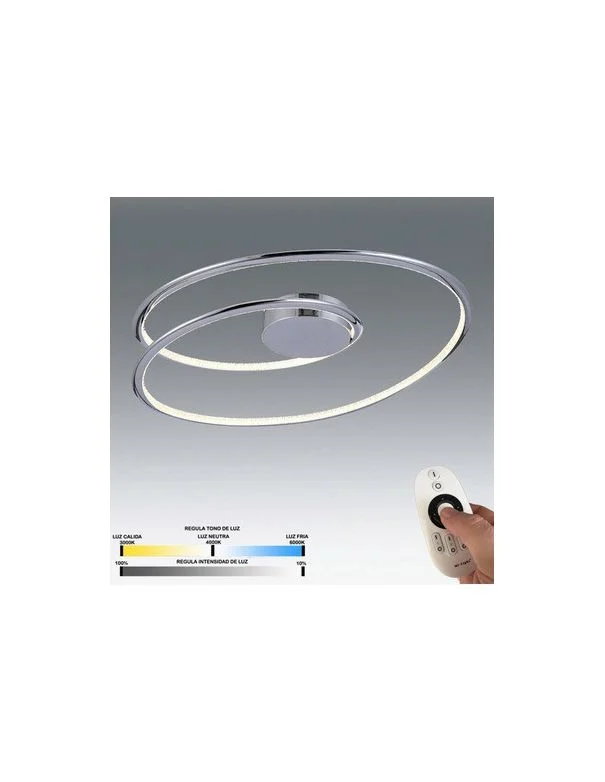 Plafón Led con Mando a Distancia