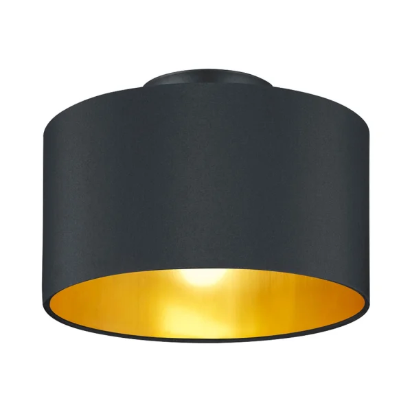 PLAFÓN MIDDLETON 2 LUCES NEGRO E14