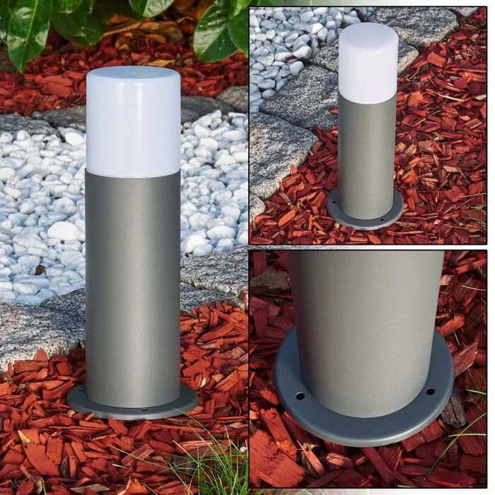Poste de Jardín Buhrkall Antracita, 1 luz