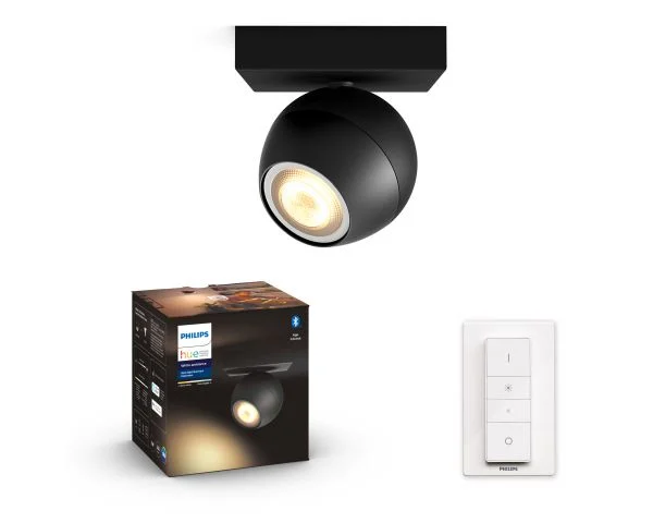 Foco BUCKRAM - Philips Hue - Negro