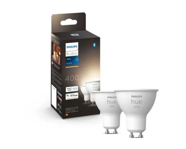 Pack bombillas inteligentes 5,2W GU10 White - Philips Hue