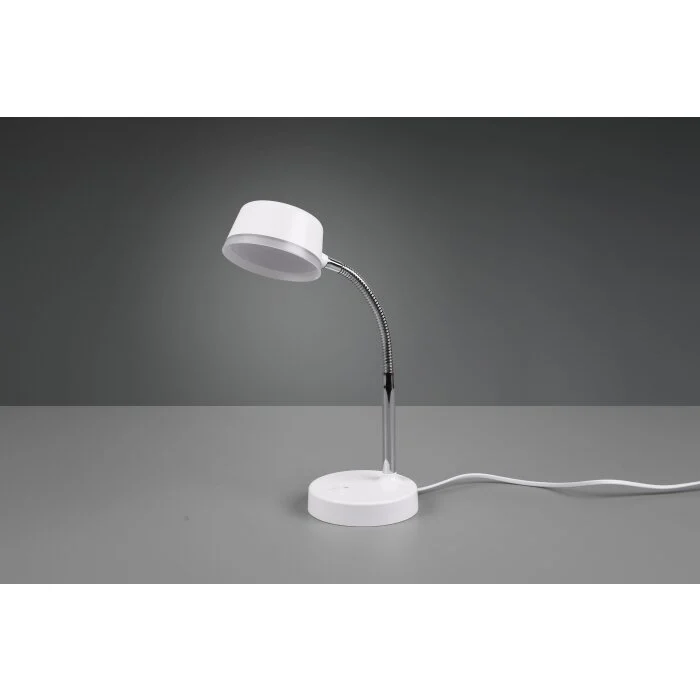 Reality Kiko Lámpara de mesa LED Blanca, 1 luz