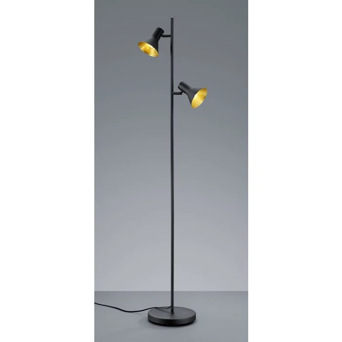 Reality Nina Lámpara de Mesa Negro, 2 luces