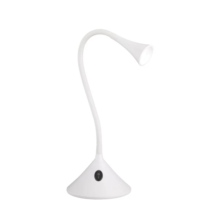 Reality Viper Lámpara de Mesa LED Blanca, 1 luz