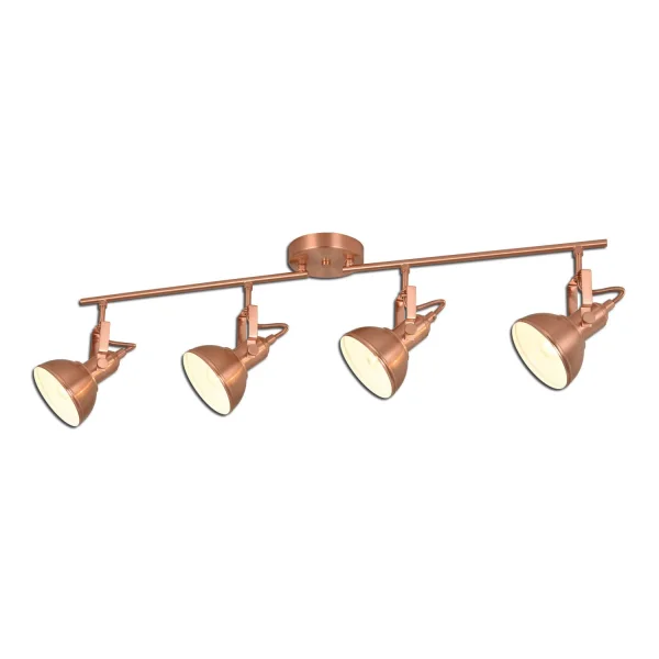 REGLETA DECORATIVA 4 LUCES MURRAY COBRE