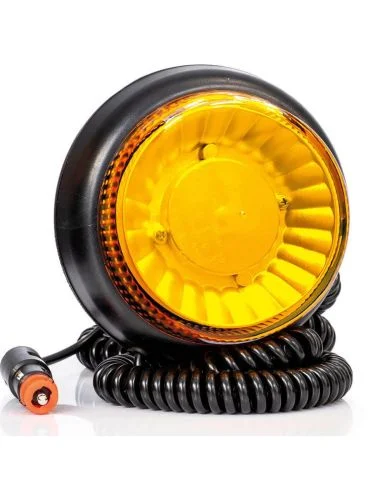 Rotativo LED magnético con 3 metros de cable con conector mechero Doble Flash FT-101 DF LED MAG M30 TA1 12V 24V