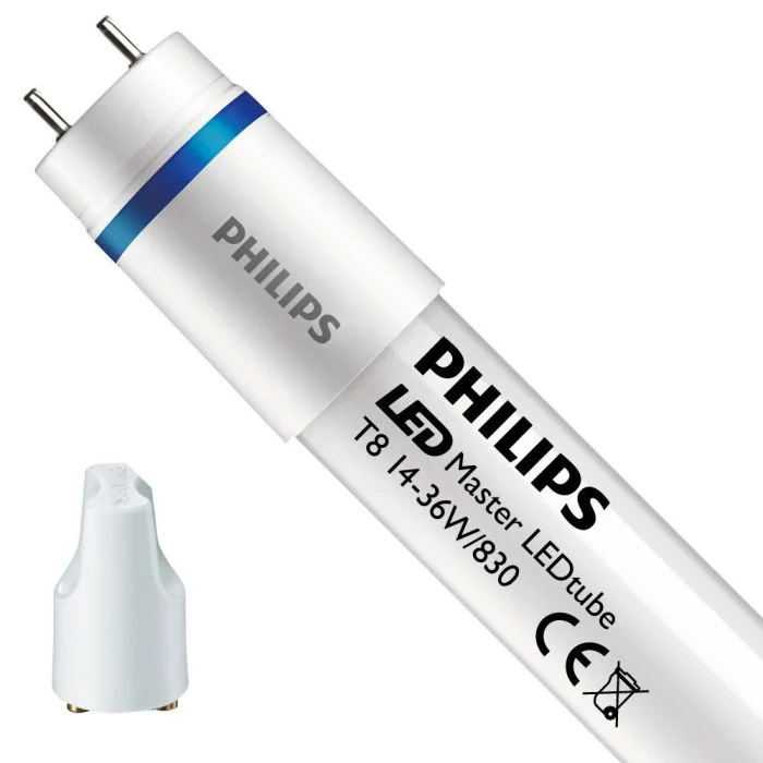 Philips Tubo LED T8 MASTER (EM/Mains) High Output 14W 2000lm - 830 Luz Cálida | 120cm - Reemplazo 36W