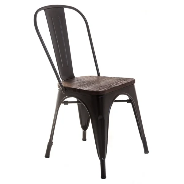 SILLA JOSEPHINE MADERA CHOCOLATE