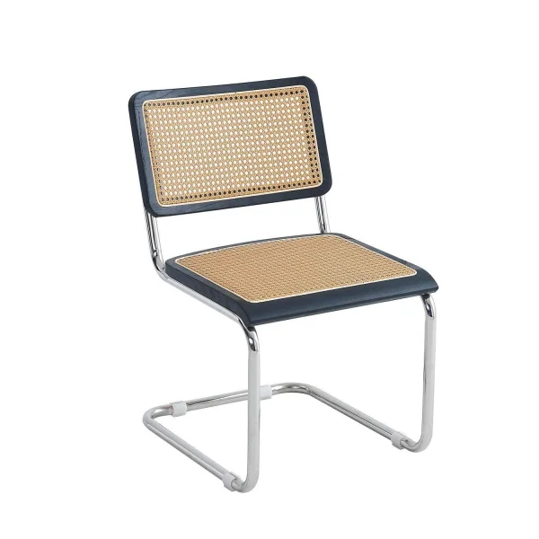 SILLA WEBSTER NEGRA RATTAN PL