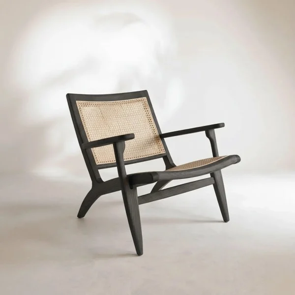 SILLÓN MADERA DE OLMO NEGRO EINAR