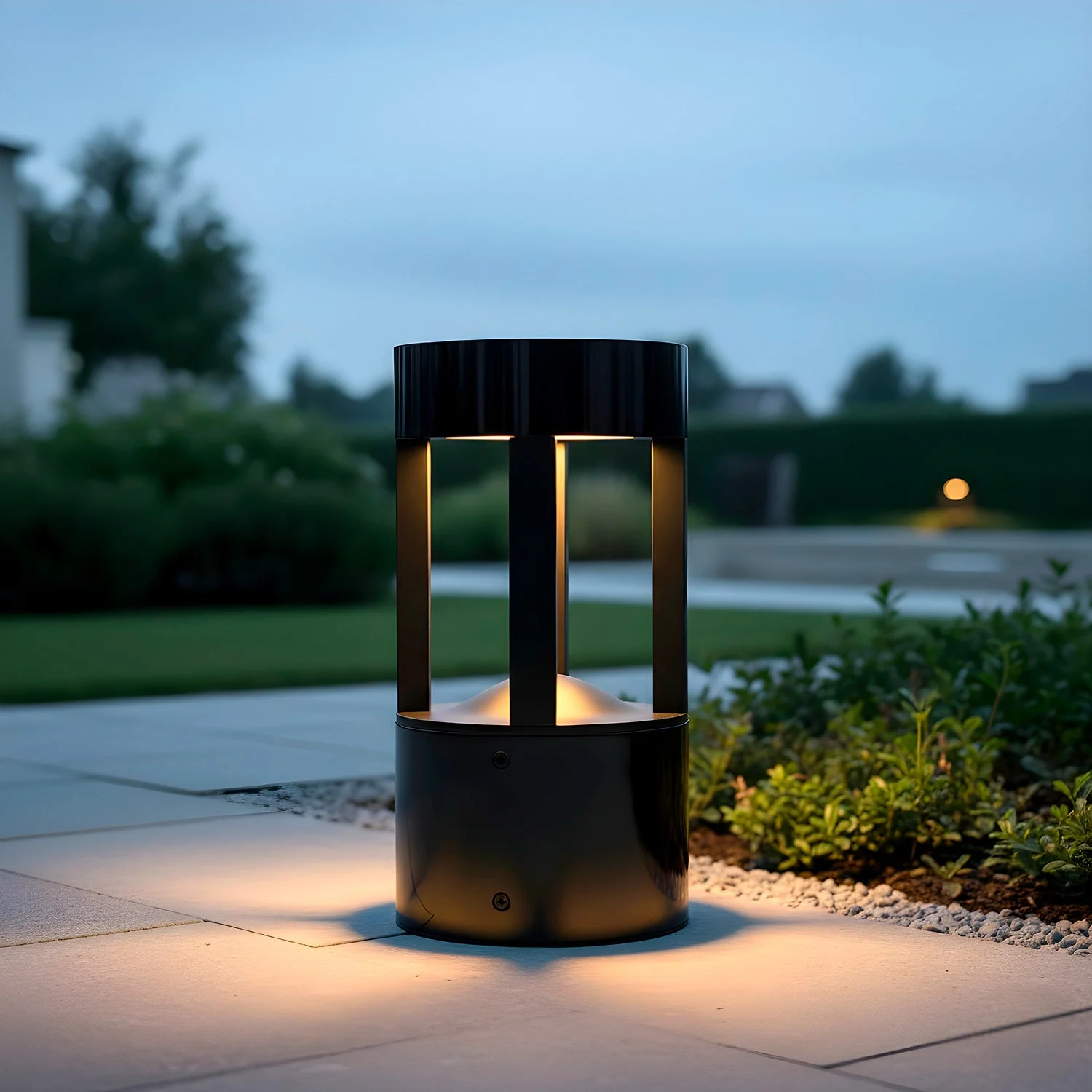 Baliza LED Exterior  "San Luis" 30Cm 10W 220VAC 3000ºK Negro