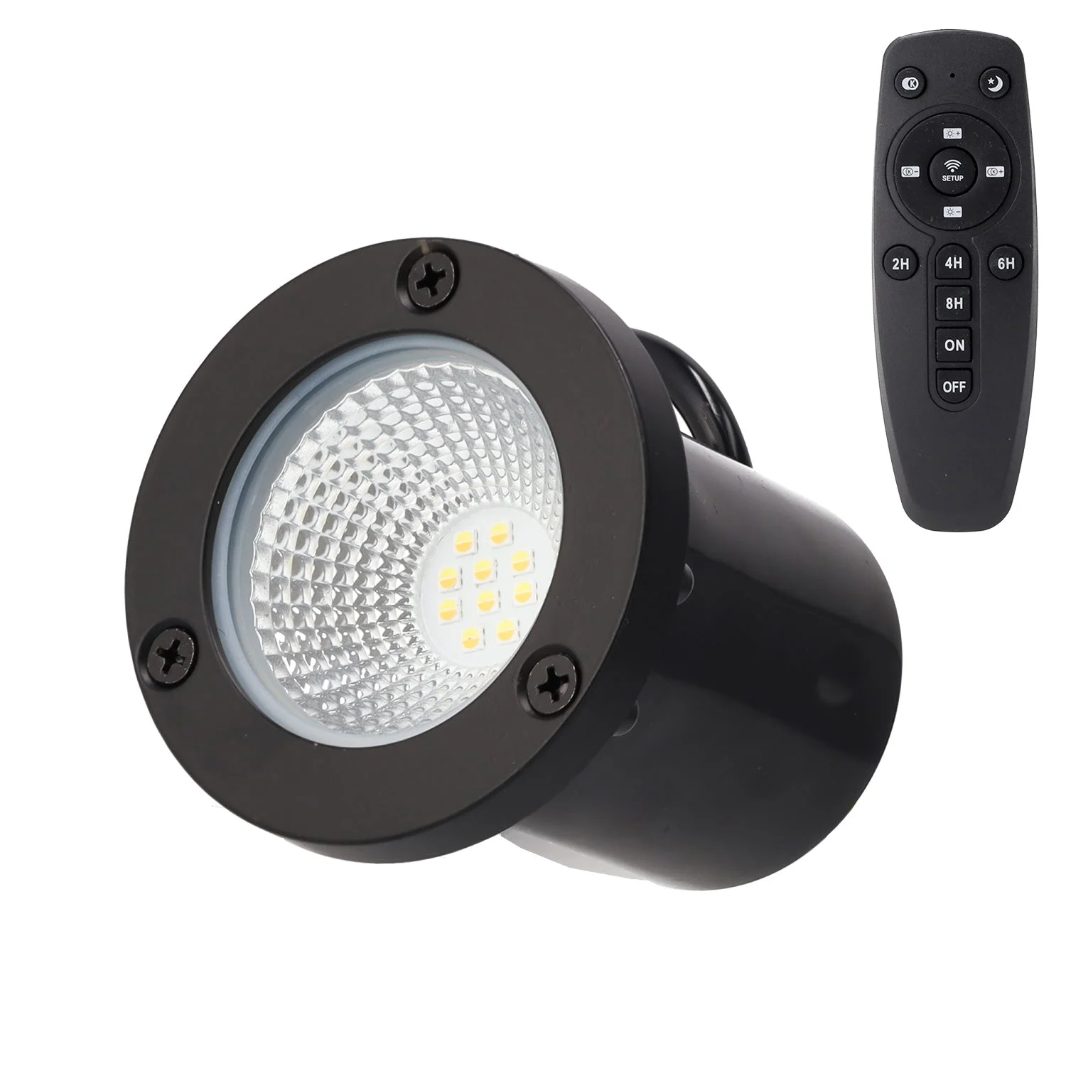 Foco LED de Jardín para Empotrar 5W IP65 CCT (Tonalidad Luz Regulable) Control Remoto