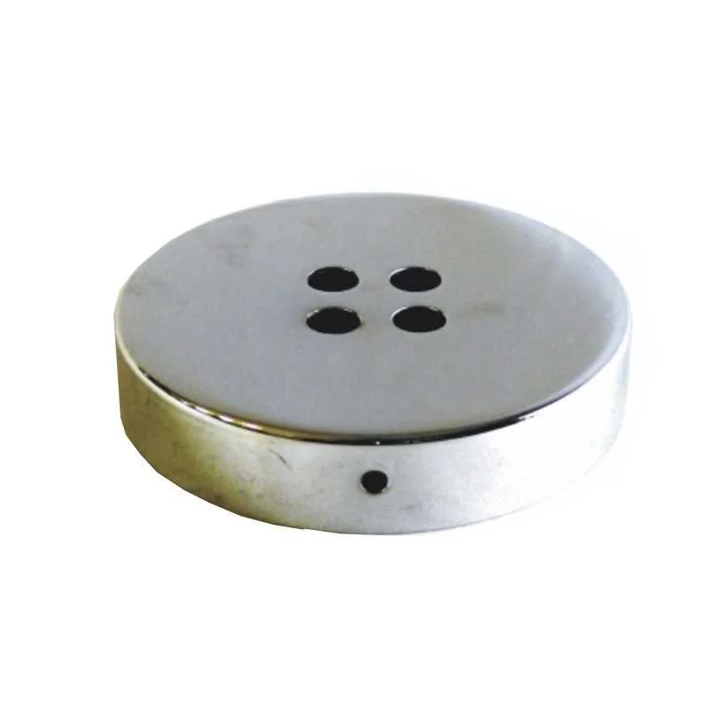 Soporte cromo brillo 100mm diámetro 4 salidas