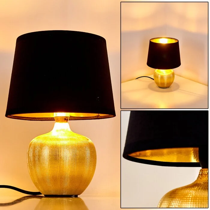 Stampa Lámpara de Mesa dorado, 1 luz