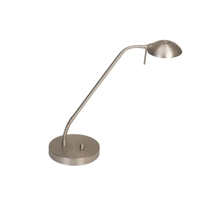 Steinhauer Mexlite Lámpara de mesa LED Color acero inoxidable, 1 luz