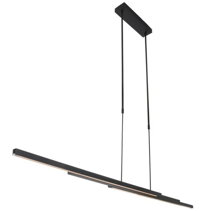 Steinhauer Zelena Lámpara Colgante LED Negro, 1 luz