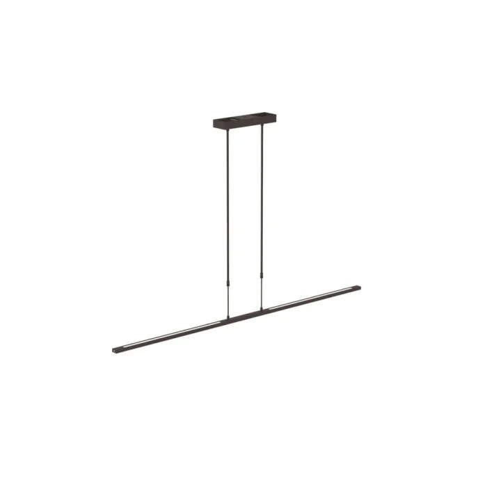 Steinhauer ZELENA Lámpara Colgante LED Negro, 3 luces