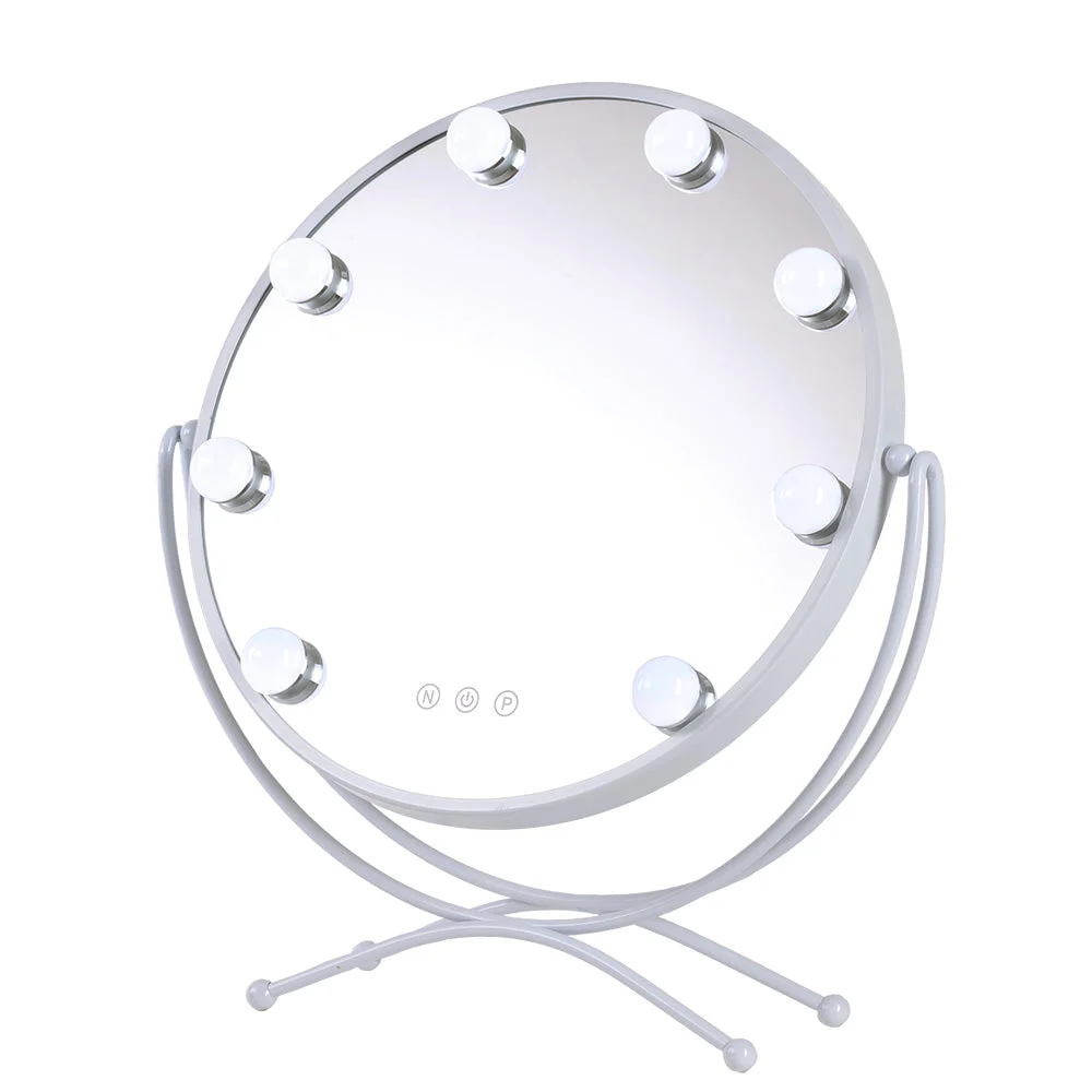 Espejo Iluminado Maquillaje LED 4200ºK 48x43Cm Blanco 40.000H [SUN-KRS-430-W