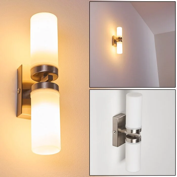 Sundborn Aplique Acero bruñido, 2 luces