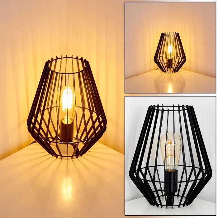 Svensbyn Lámpara de Mesa Negro, 1 luz