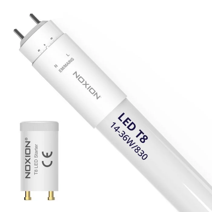 Noxion Avant LED Tubo T8 Extreme (EM Mains) High Output 14W 2000lm - 830 Luz Cálida | 120cm - Reemplazo 36W