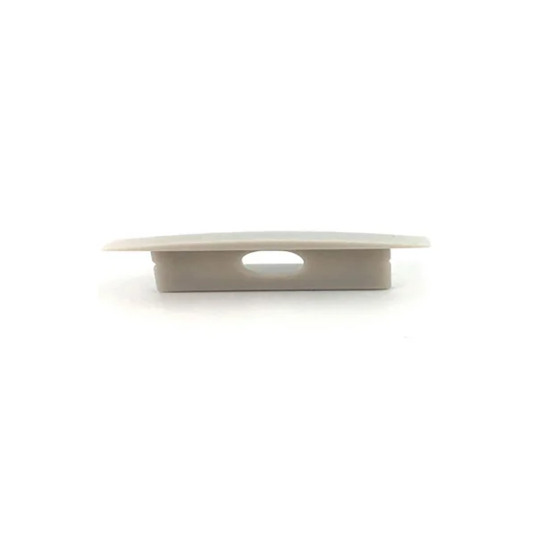 TAPA CON AGUJERO PARA PERFIL EMPOTRABLE 3 CM GRIS