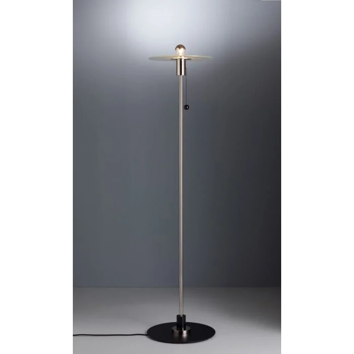 Tecnolumen BST 23 Lámpara de pie Níquel-mate, Negro, 1 luz