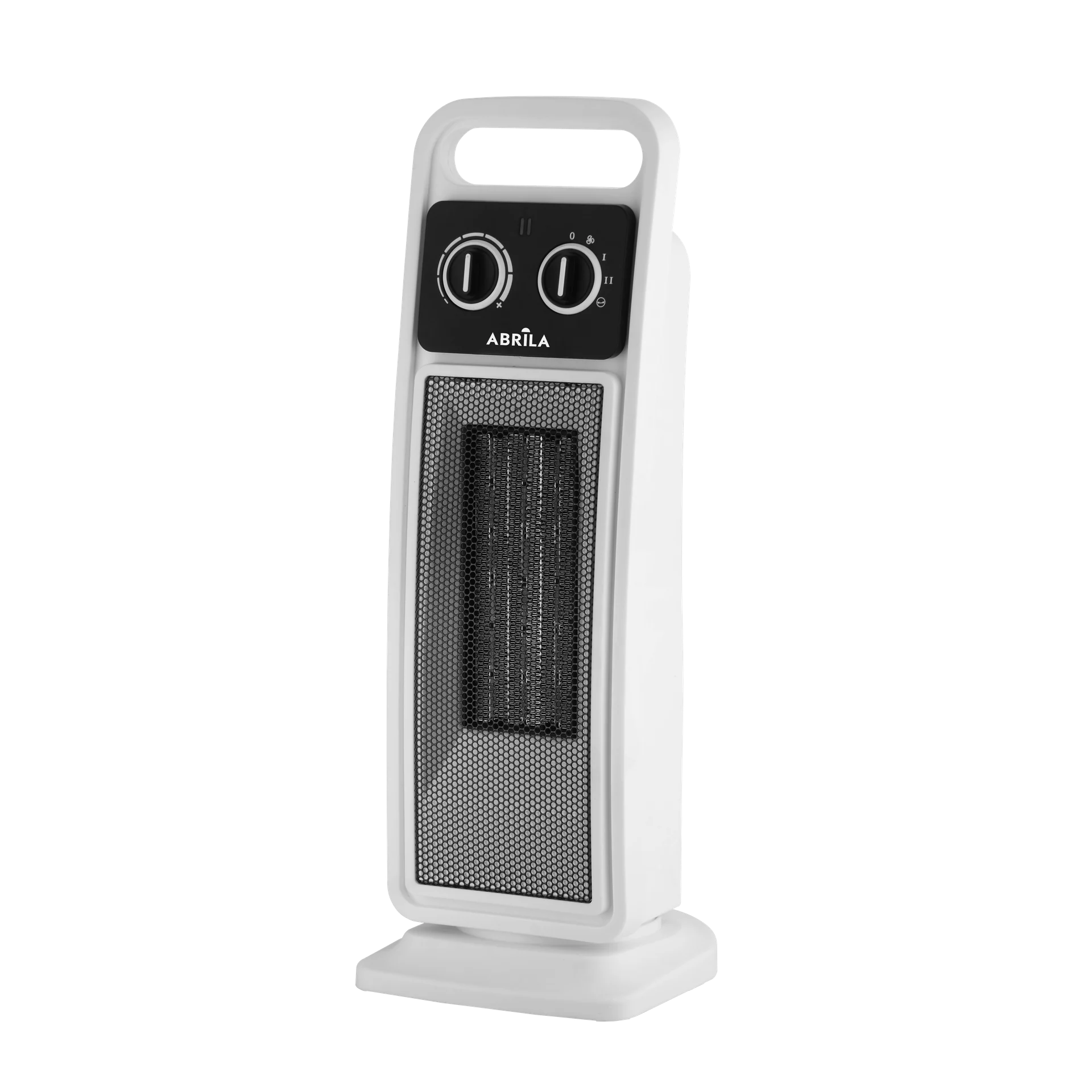 Termoventilador Ceramico Ptc Vertical Brasil 2000w Blanco 2 Potencias Oscilante Antivuelco Termosto 50,7x19x18,3cm