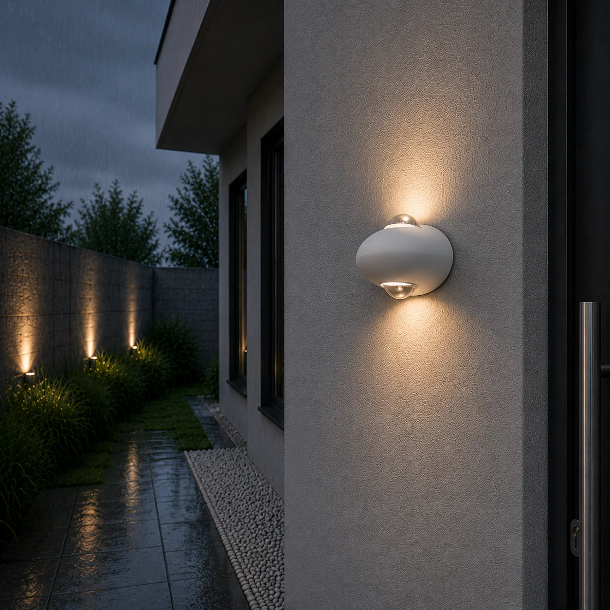 Aplique LED 10W 648Lm 2700ºK Genesis IP65 40.000H [TH-857-WW