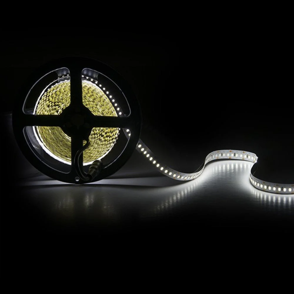 Tira de 204 LEDs/M 60W 5.000Lm CRI85 6000ºK SMD3014 12VDC IP20 x5M 40.000H [CA-3014-204-12W-IP20-CW