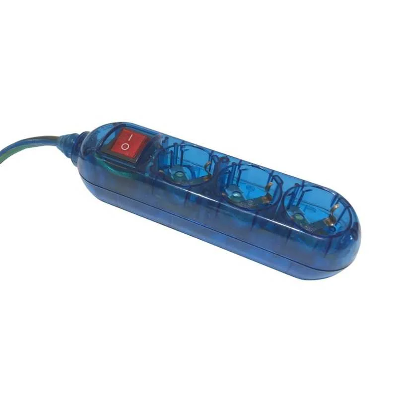Toma múltiple corriente 3 enchufes con cable