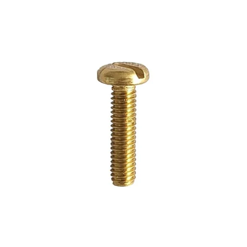 Tornillo de latón para lámparas M4 x 16mm cabeza tipo ranura