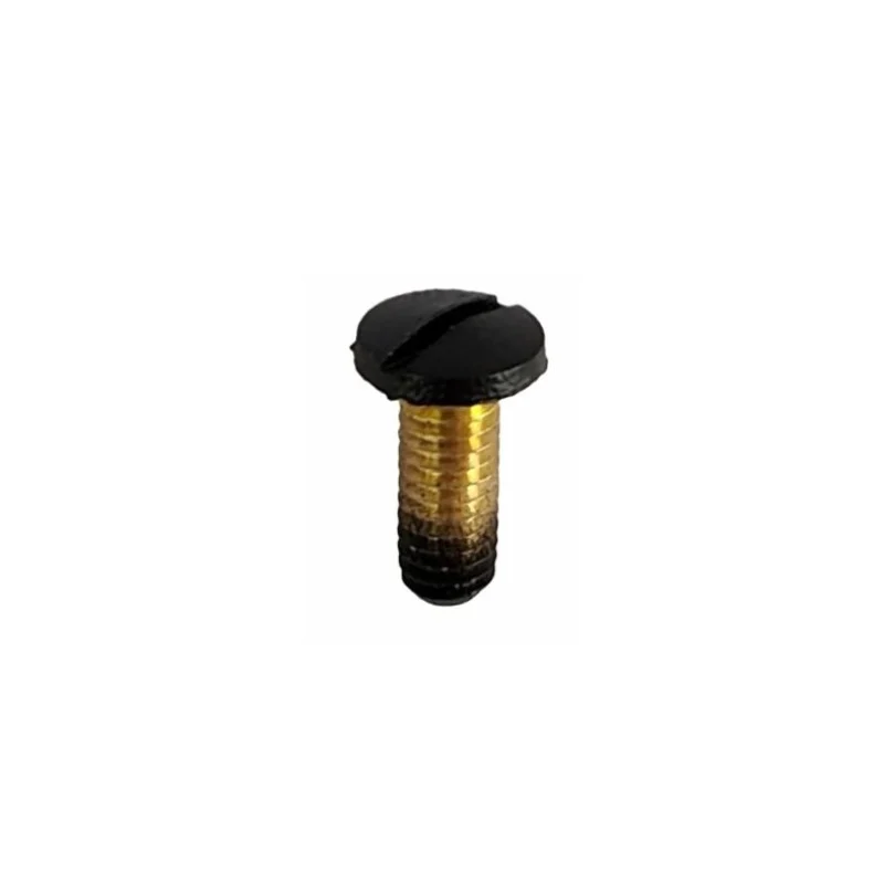 Tornillo para lámparas M4 x 12 mm Ø7 mm cabeza tipo ranura color negro