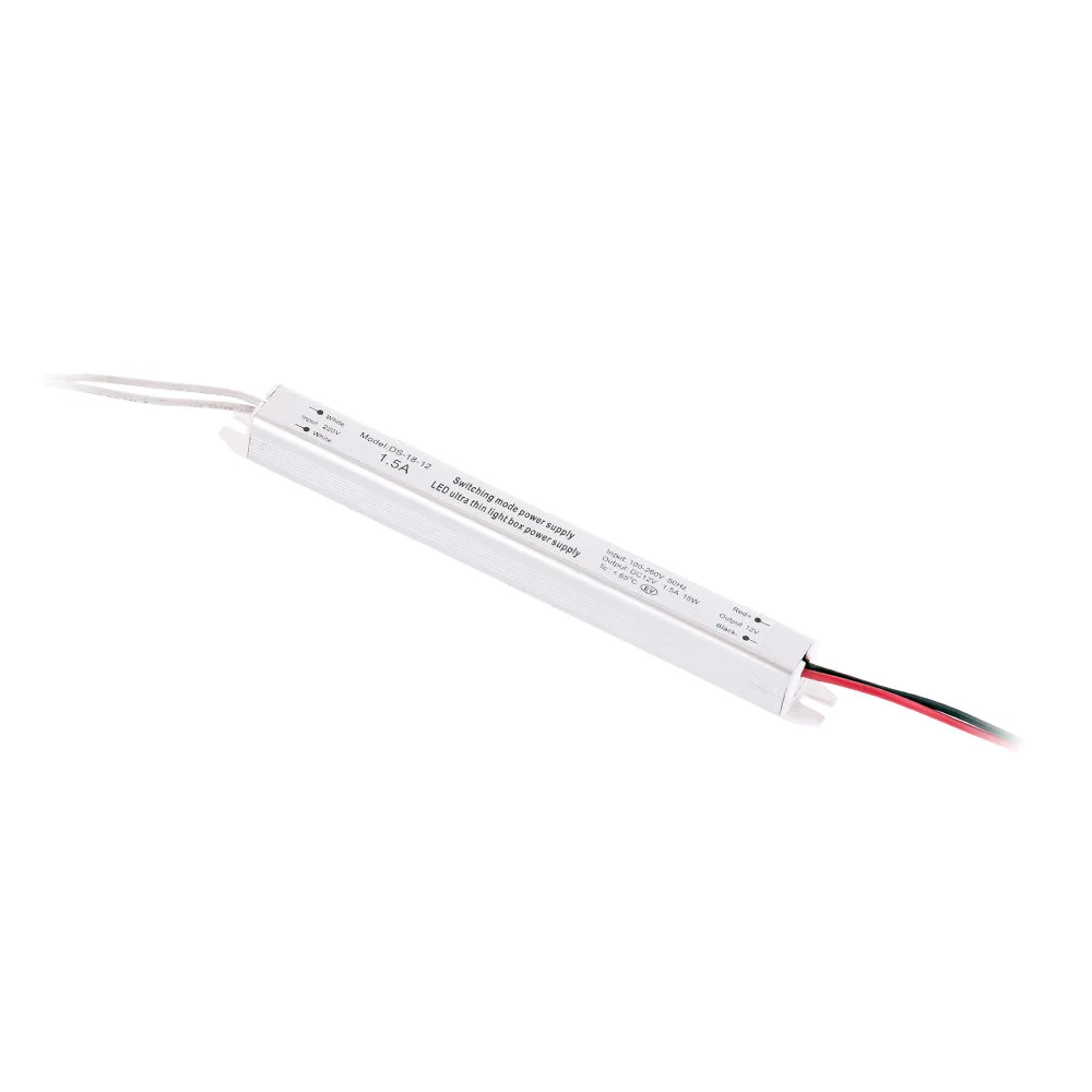 Transformador LED Ultrafina  18W 12VDC_110V-220V/AC IP20  [CP-18-12_220 IP21]