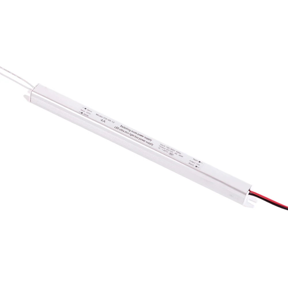 Transformador LED Ultrafina  48W 12VDC_110V-220V/AC IP20  [CP-48-12_220 IP21]
