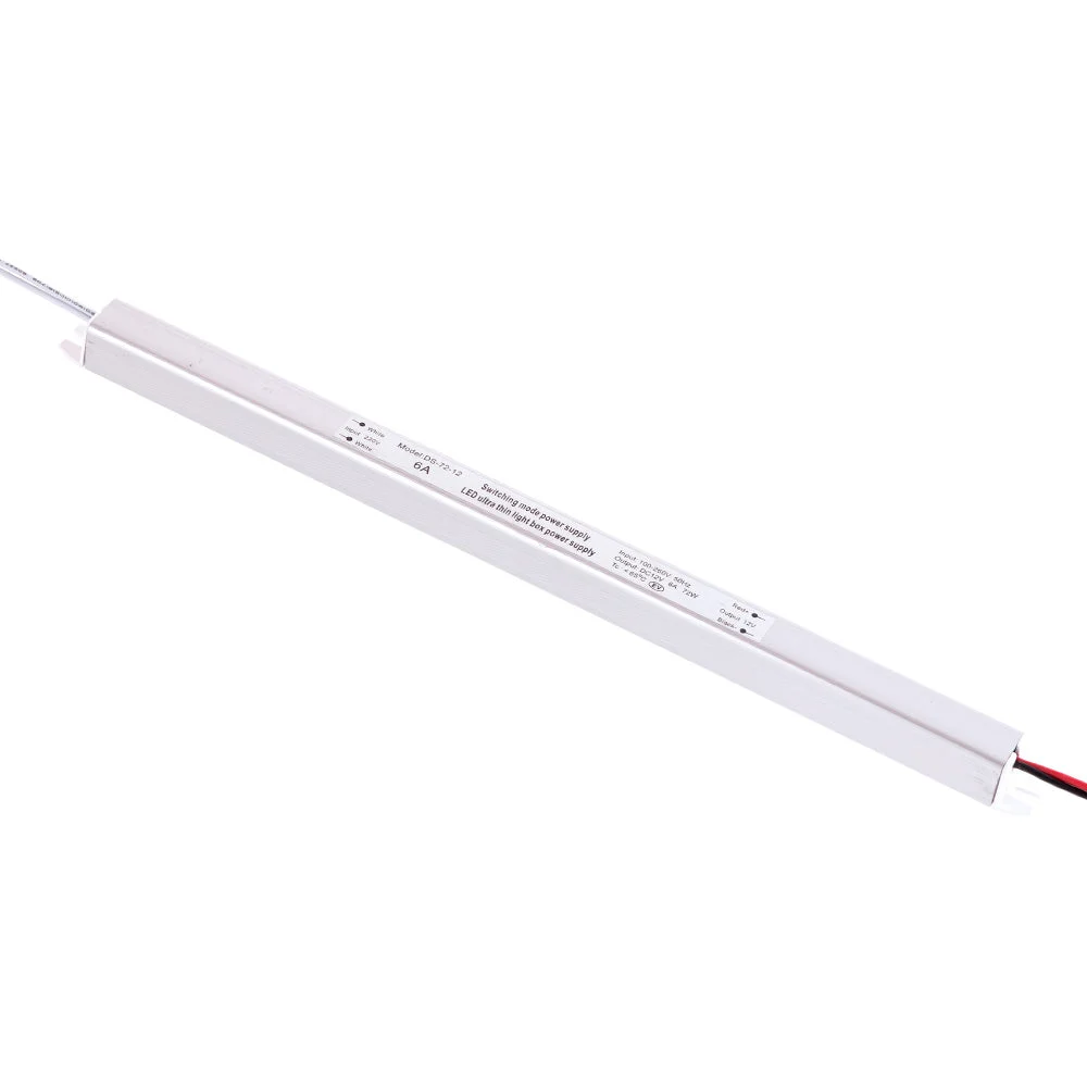 Transformador LED Ultrafina  72W 12VDC_110V-220V/AC IP20  [CP-72-12_220 IP21]