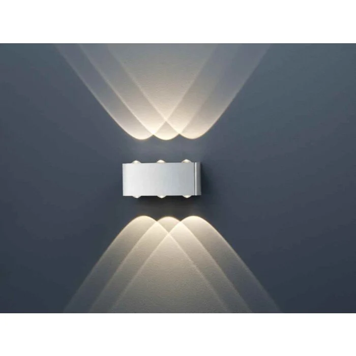 Trio ABERDEEN Aplique LED Níquel-mate, 6 luces
