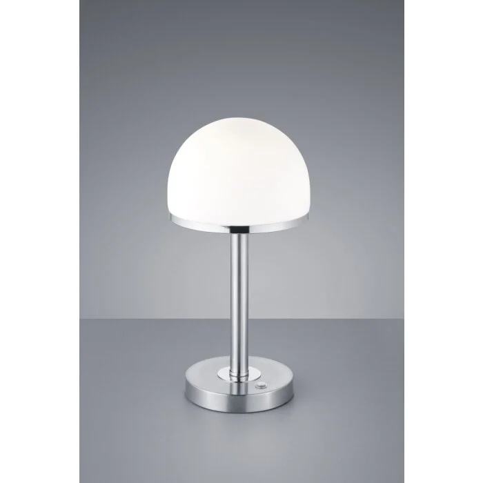 Trio BERLIN Lámpara de Mesa LED Níquel-mate, 1 luz
