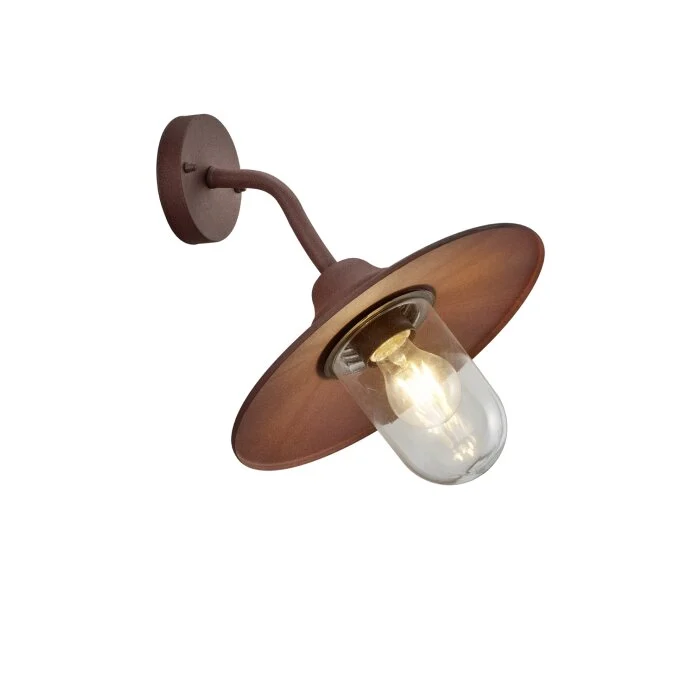 Trio Brenta Aplique Color óxido, 1 luz