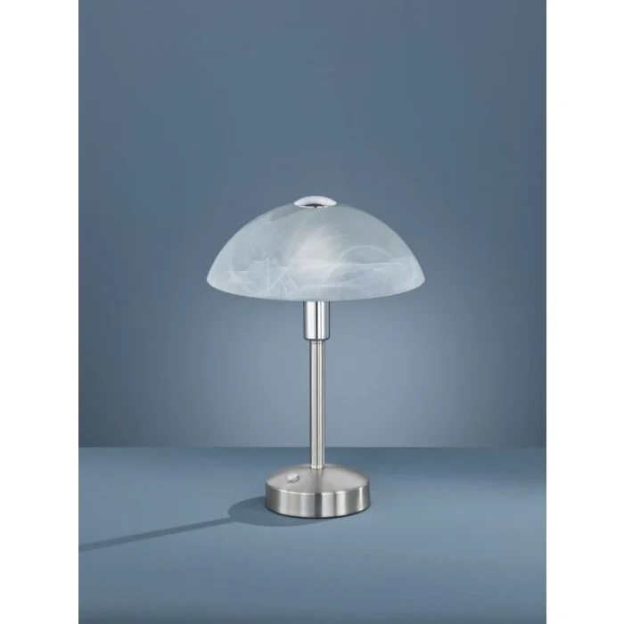 Trio DONNA Lámpara de Mesa LED Níquel-mate, 1 luz