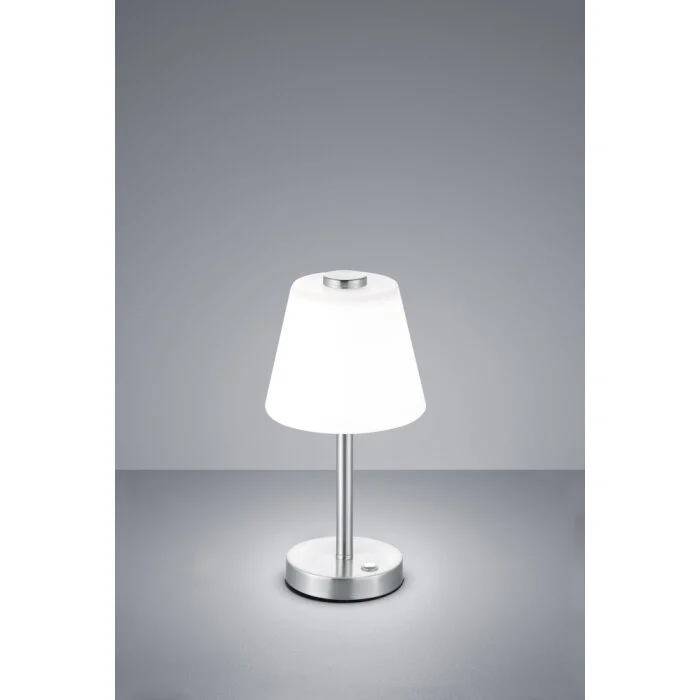 Trio EMERALD Lámpara de Mesa LED Níquel-mate, 1 luz