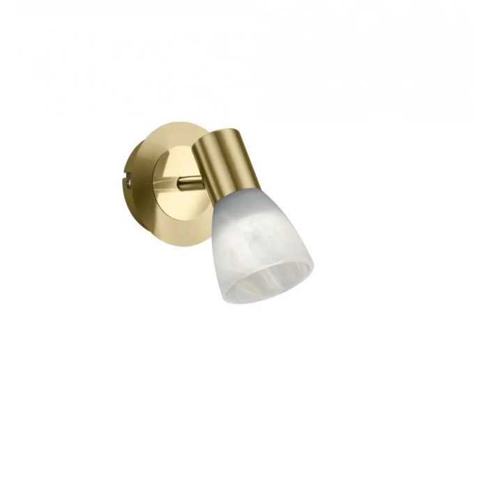 Trio LEVISTO Foco de pared LED Latón, 1 luz