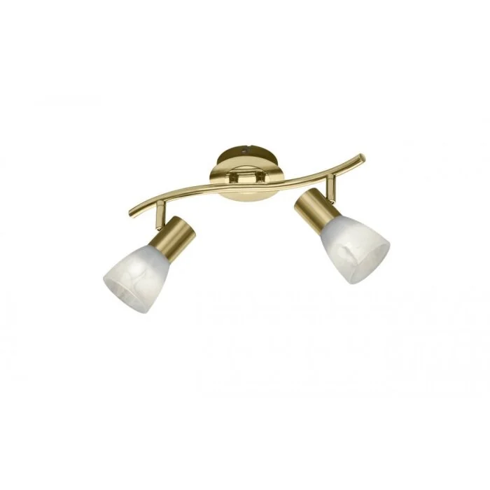 Trio LEVISTO Foco de techo LED Latón, 2 luces