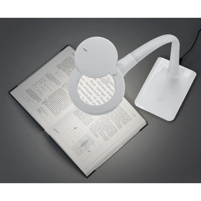 Trio LUPO Lámpara de mesa LED Blanca, 1 luz