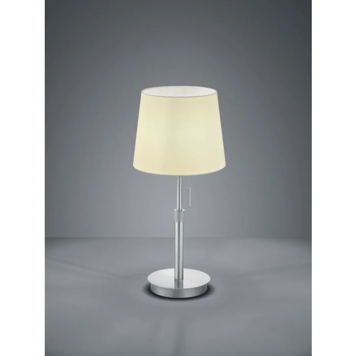Trio LYON Lámpara de Mesa Níquel-mate, 1 luz