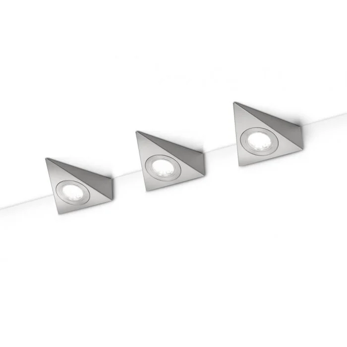 Trio Serie 2733 Aplique LED Níquel-mate, 3 luces