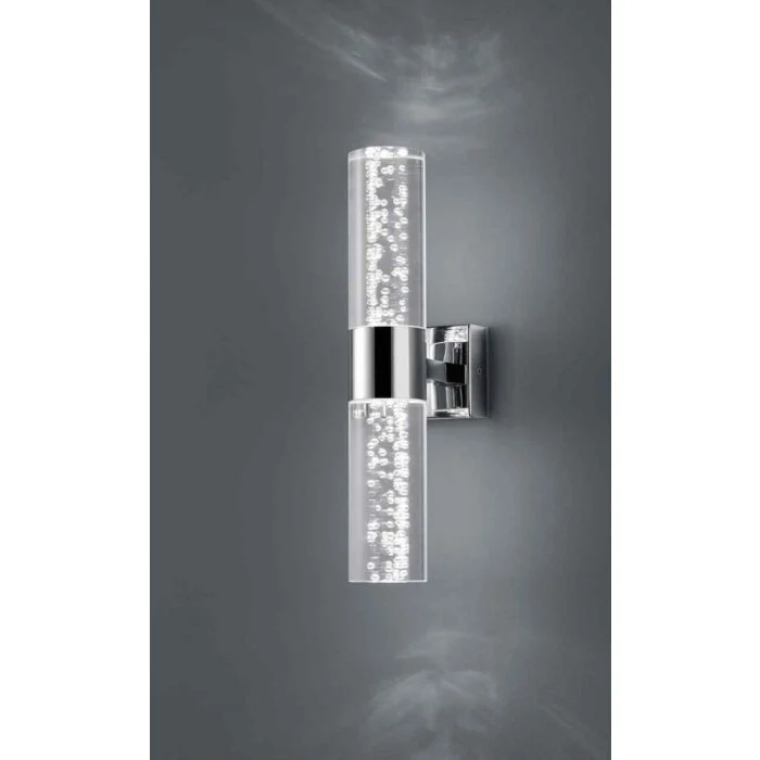 Trio Serie 2824 Aplique LED Cromo, 2 luces