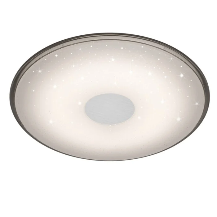 Trio Shogun Lámpara de techo LED Blanca, 1 luz, Mando a distancia