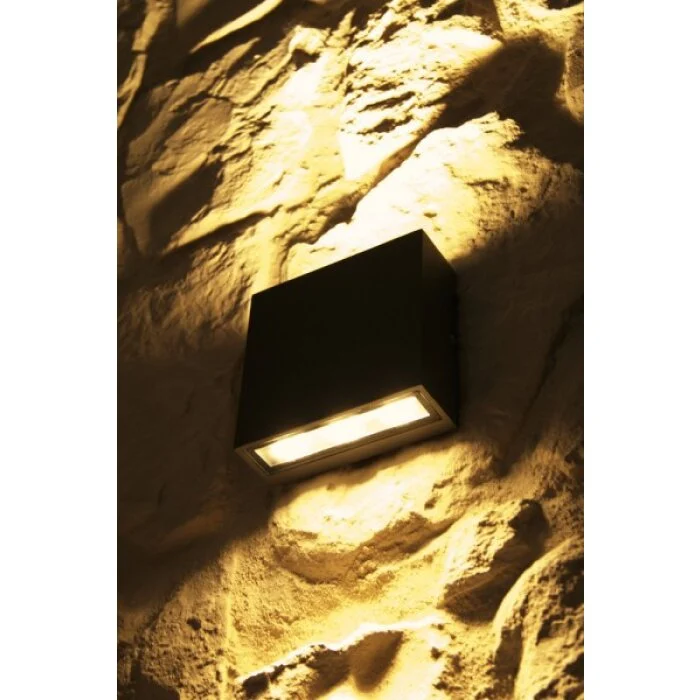 Trio THAMES Aplique para exterior LED Negro, 2 luces