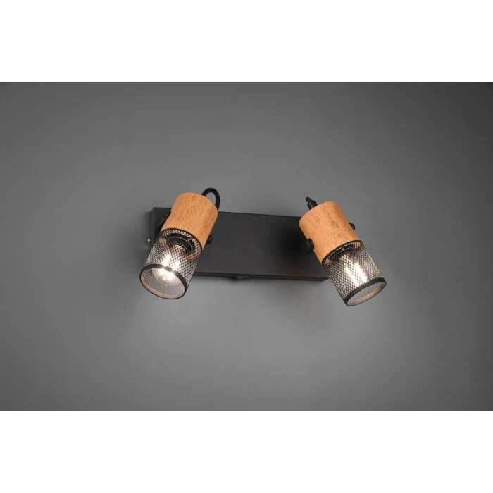 Trio Tosh Proyector LED Negro, 2 luces